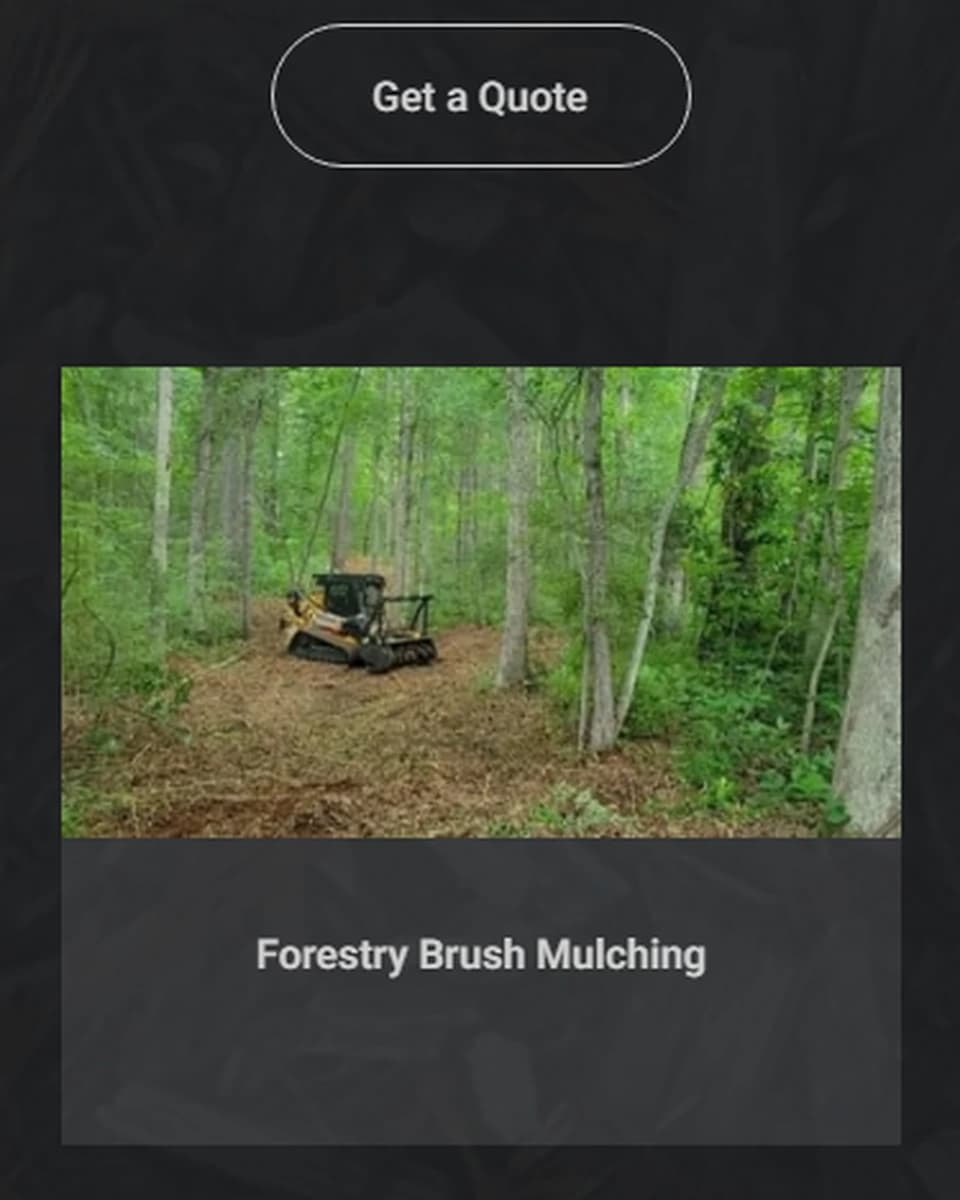 Schendel Land Management website built by Baumbach Solutions, mobile view