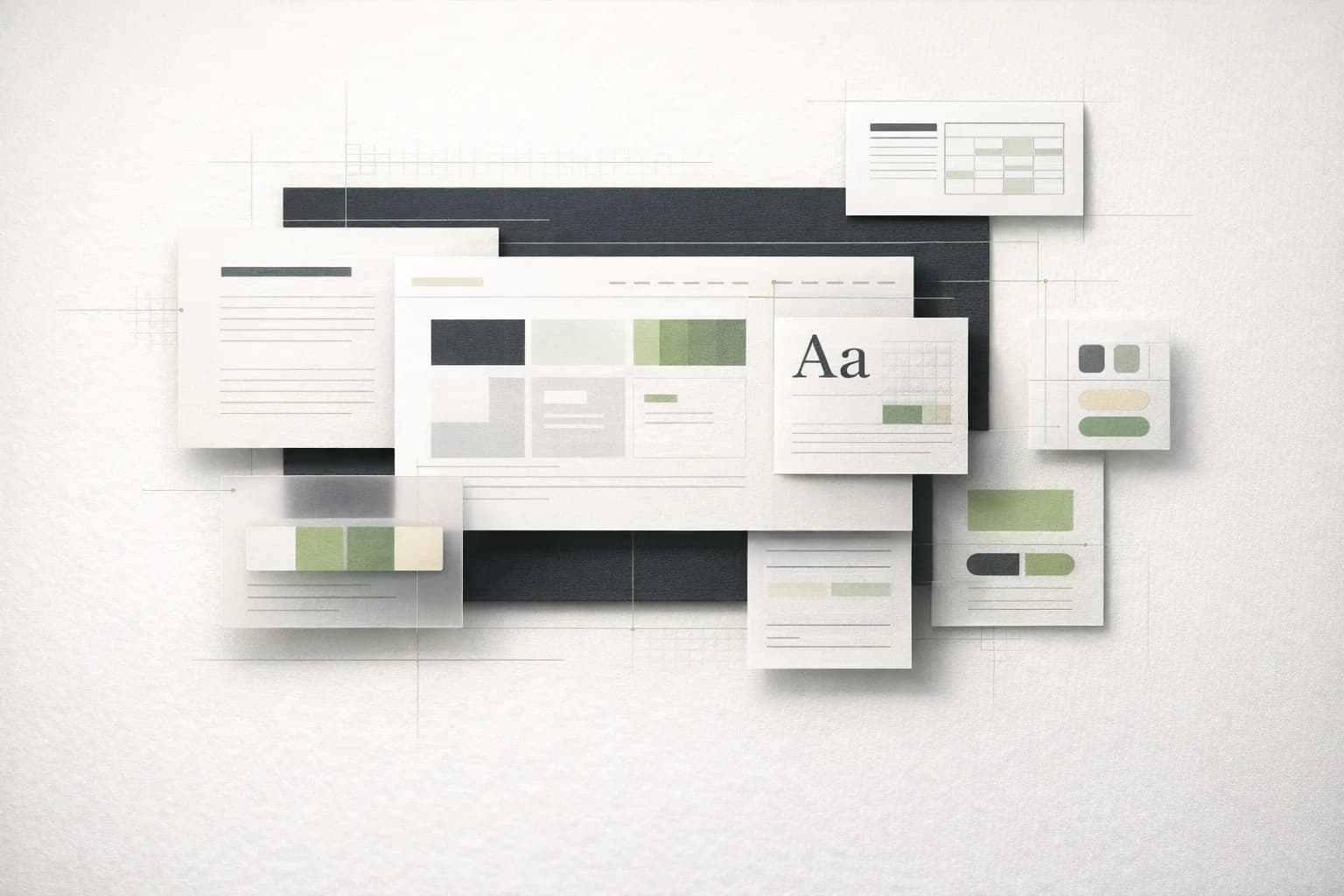 Baumbach Solutions editorial planning board for small business website strategy