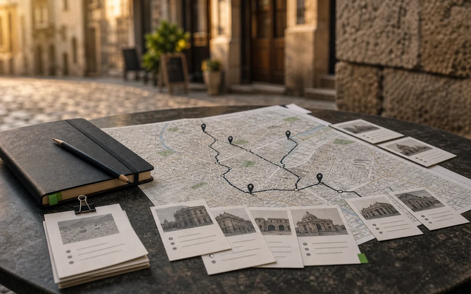 Tourism walking route map for a client website case study